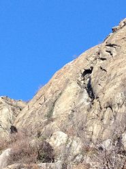 Lo spigolo di sinistra di Rocca Bianca