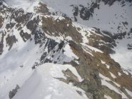 la cresta percorsa dal colletto alla cima