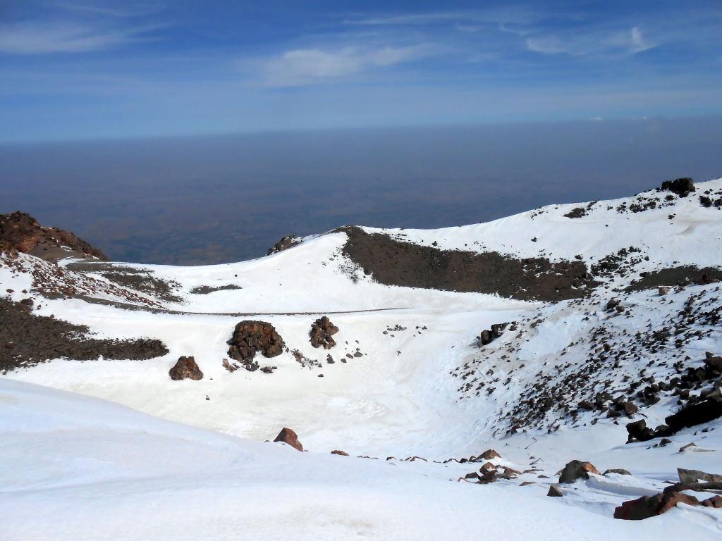 il cratere sommitale