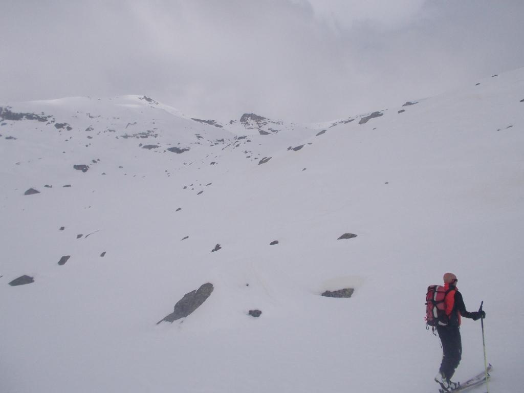 In alto a sx l'anticima del Piz Mandra