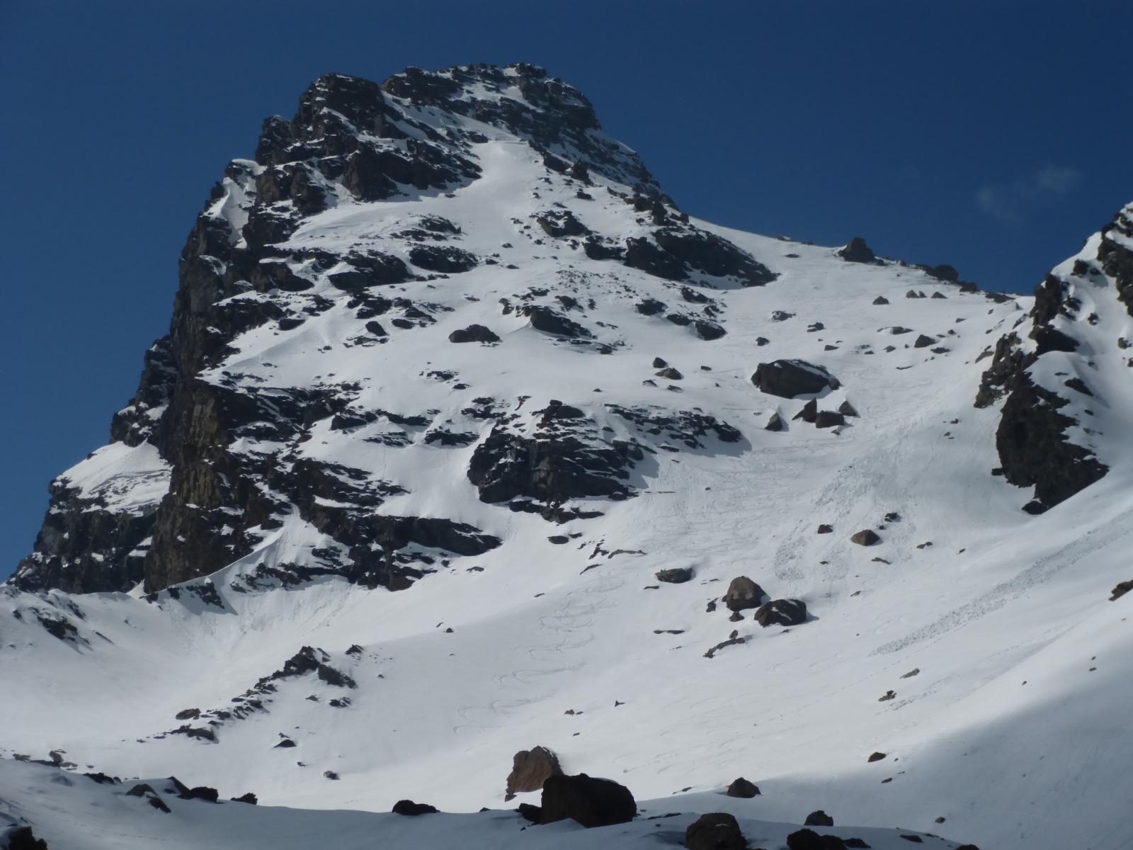 …parte sommitale del mont Avic...