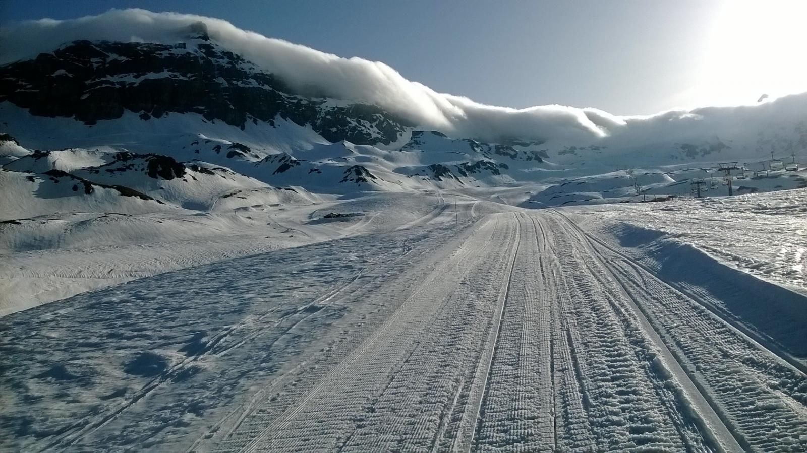 Verso il Teodulo un pò di gonfia ma sparirà presto