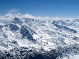 Panorama verso Grande Rousse e Grande Traversiere