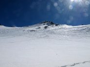 La vetta dal ghiacciaio