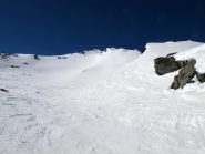 Ambiente di salita dopo il secondo canale