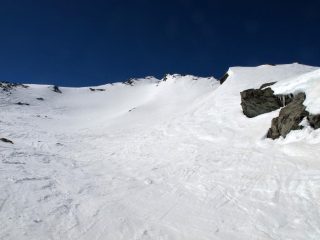 Ambiente di salita dopo il secondo canale