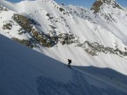 salita in una mattina molto luminosa