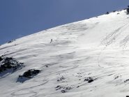 pendii sotto la cima
