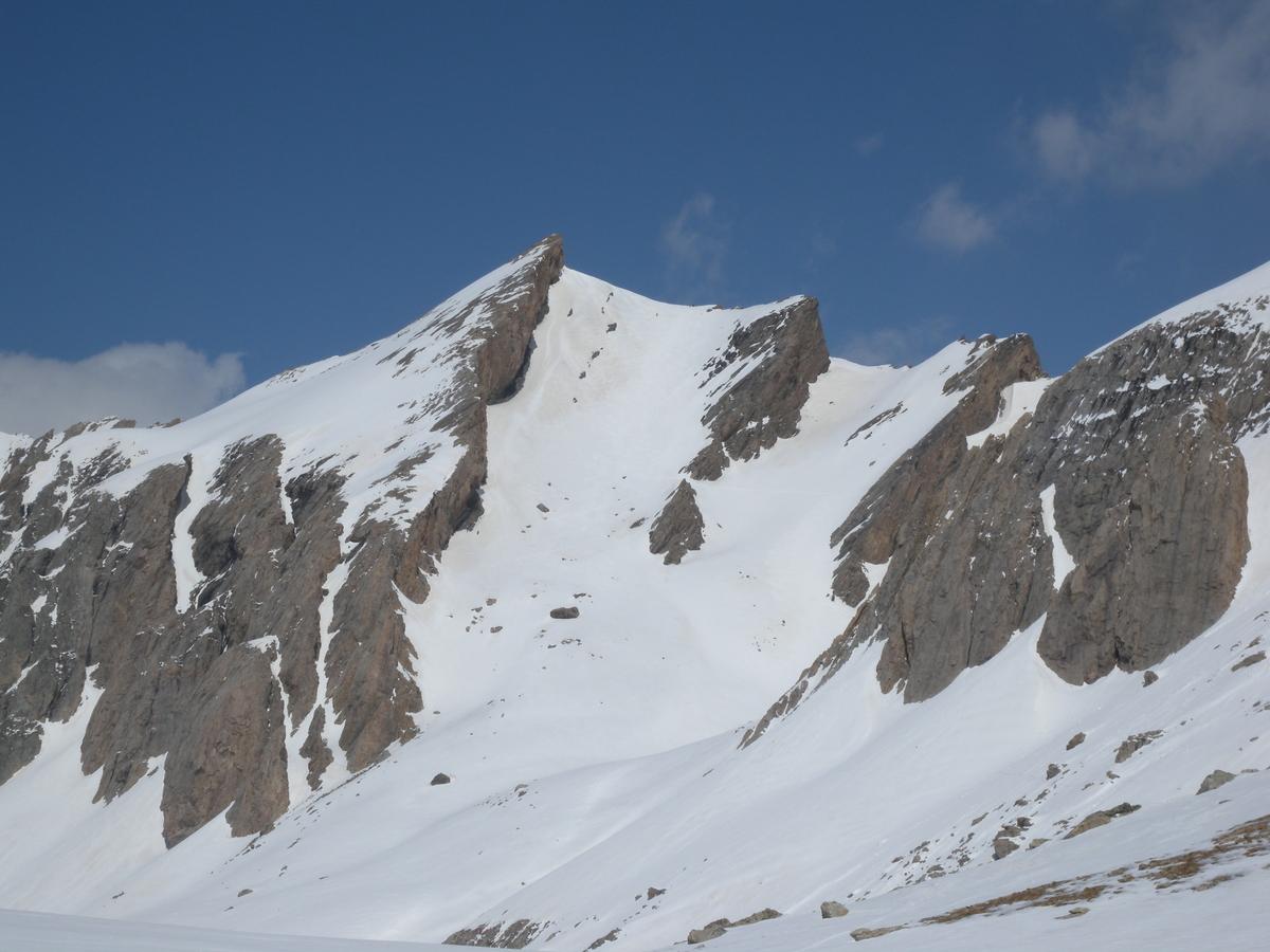 Pendio finale dal col Ciabriera
