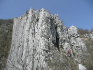 Il camino ed il paretone