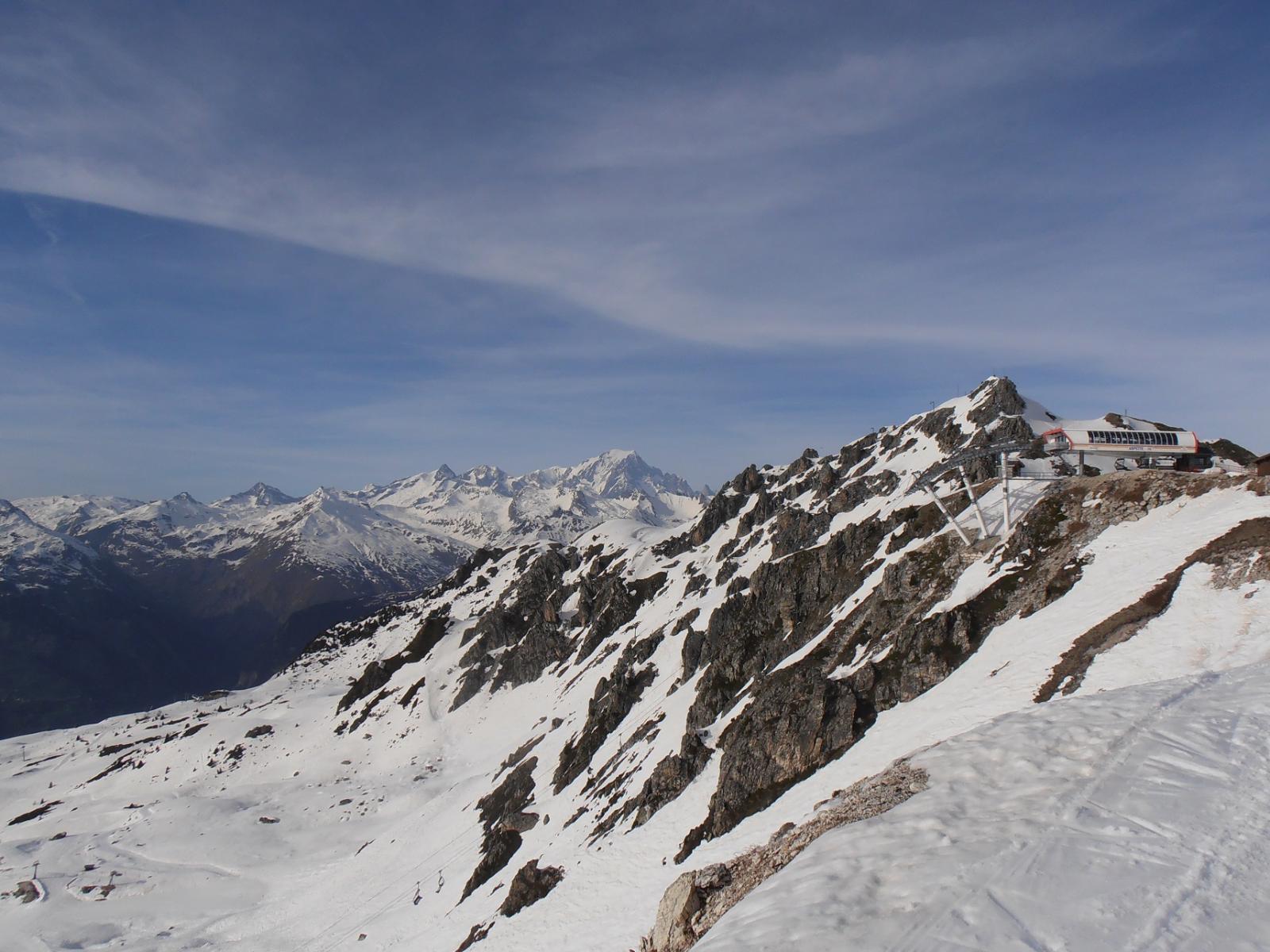 01 - l'Arpette con il Monte Bianco sullo sfondo