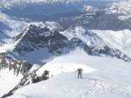 arrivo in cima con Trecarè e Falinere alle spalle