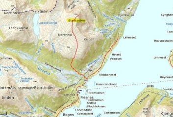 cartina dell'itinerario