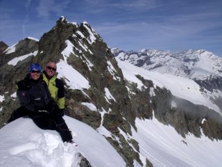 Marco e patrizia in cima