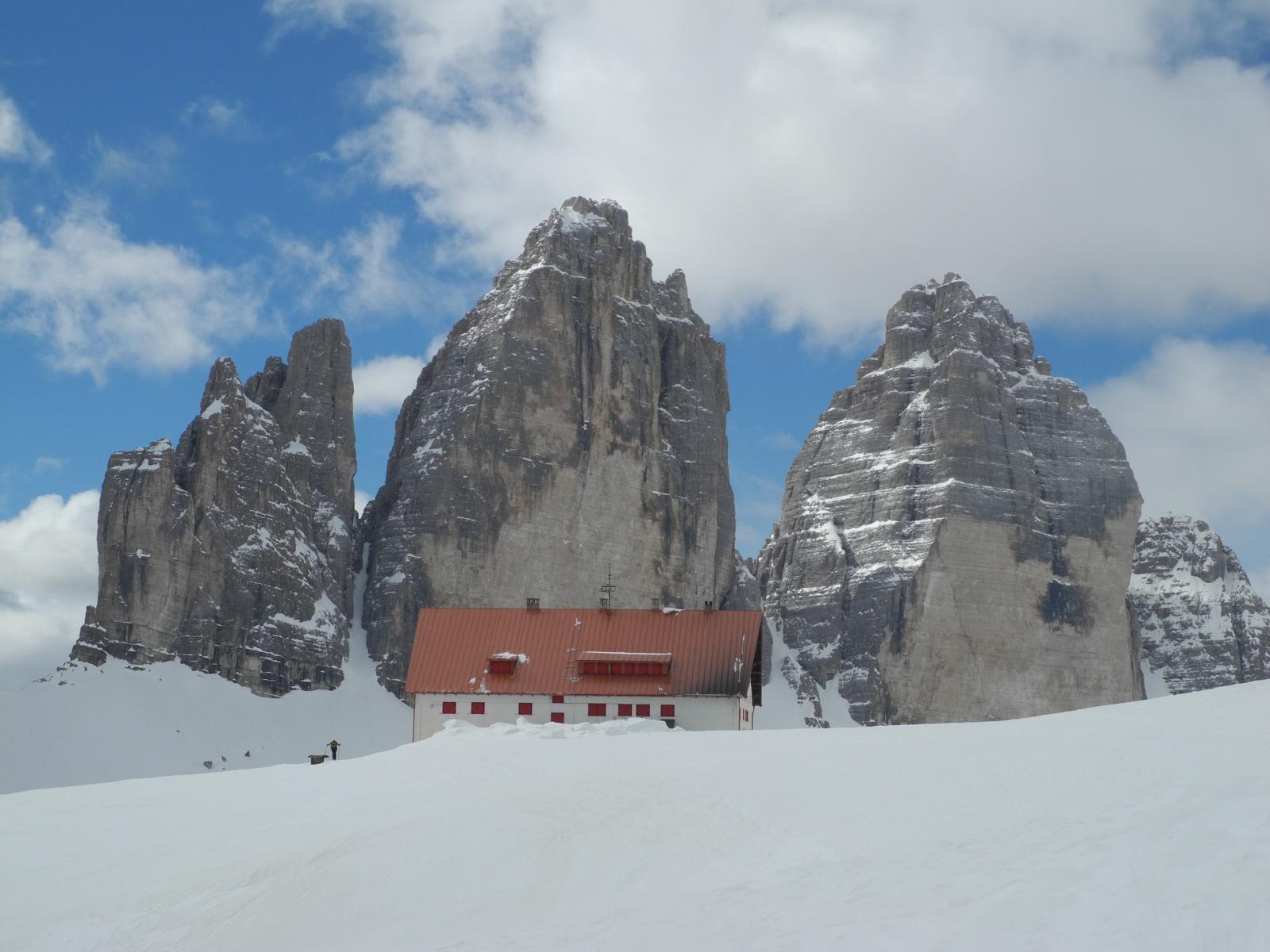 Rifugio e le Tre Cime