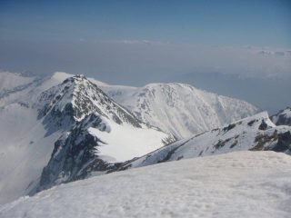la cresta salita dalla val Rouen
