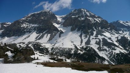 Canalone della Baldassare visto salendo al Thabor