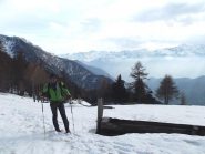 nel pianoro dell'alpe Moulaz