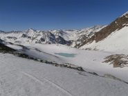 lago Reisassa, salendo