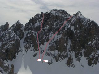 A è la linea del nord  B è il canale delle focelle