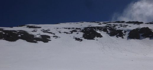 La pala vista da sotto il colle