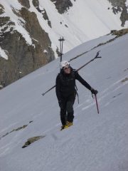 Sulla parte alta della pala