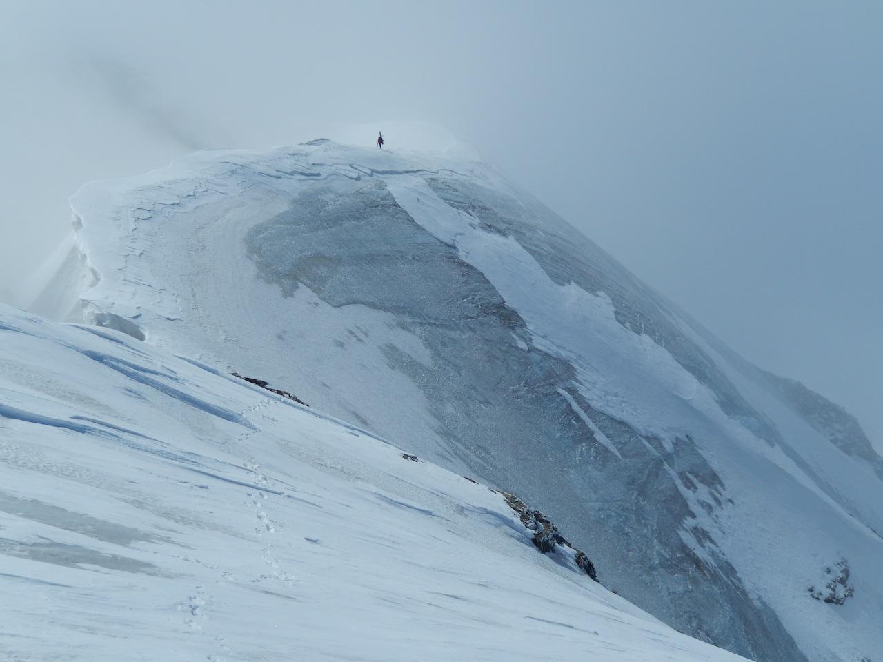 l'anno scorso era leggermente più innevata...