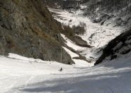 Discesa nel canale a Y