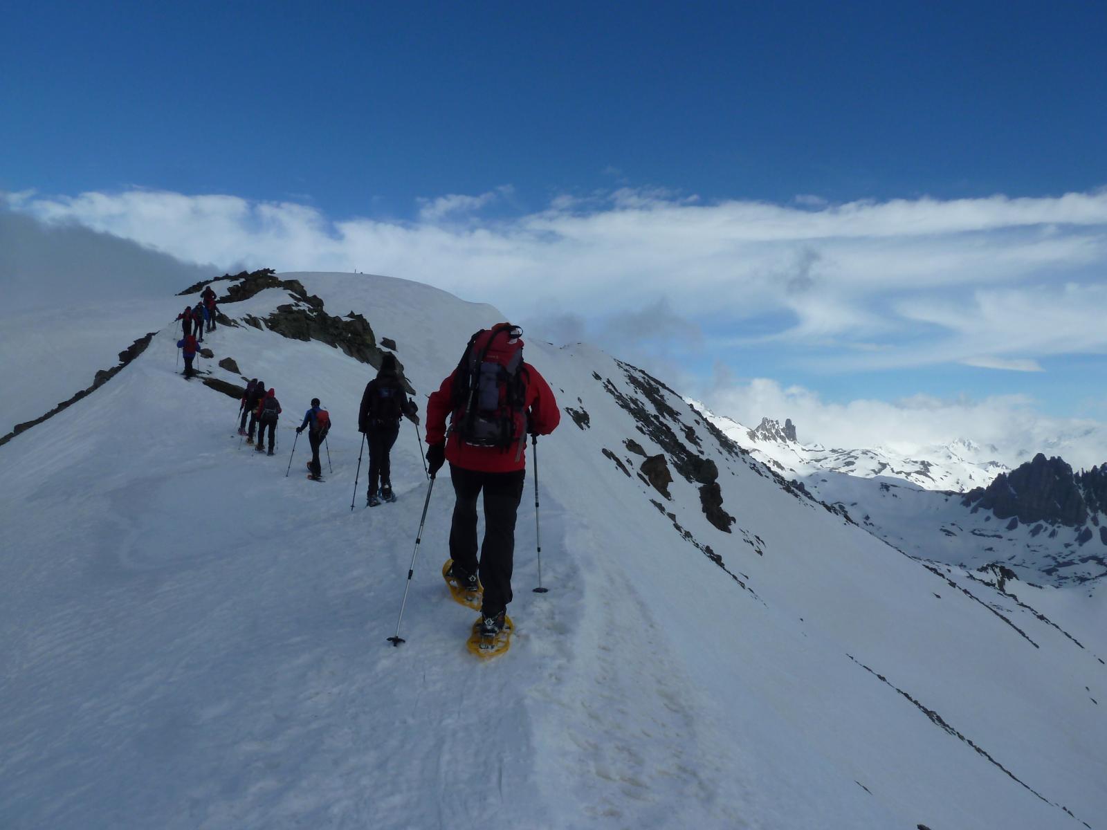 tratto di cresta verso la vetta