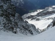 due terzi del canale salito