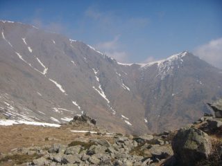 la cresta E che discenderemo