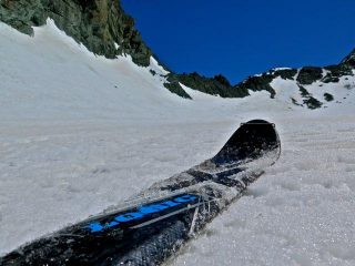 ultimi metri prima del Col d'ARNAS, arrivando dalla Francia