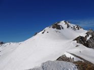 Sul traverso che dalla dorsale adduce al pendio ed alla crestina finale