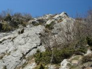 La parte centrale della via, vista dall'inizio del cavo metallico