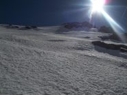 pendio ripido sotto il pisonet