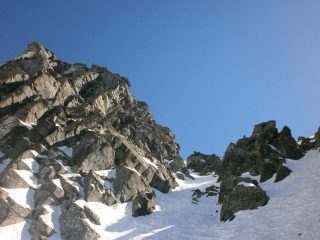la parte più interessante che dalla base del canale  non si vede