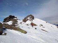 arrivando sotto la cuspide