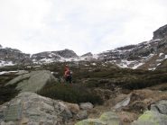 alla fontana, la neve sembra ancora lontana