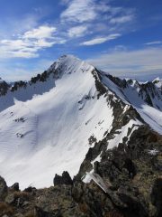 dalla cima verso la Rocca di San Bernolfo
