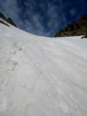 canale finale di accesso alla sella q. 2550