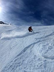 imboccando il canale dalla porta di servizio