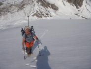 a circa metà pendio