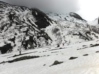 Visione del percorso dall'alto