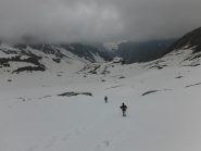 Pian Traversagne visto dall'alto mentre torniamo