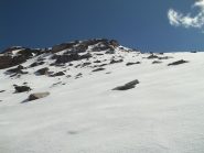 rocce sotto la cresta finale della cialancia