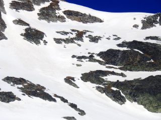 Pendio dal Colle dei Rochers Cornus