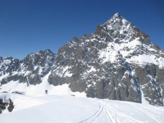arrivo in vetta  