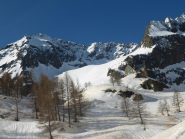 il versante nord-ovest del Laroussa dal Migliorero