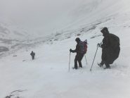 Si torna indietro per la bufera di neve...