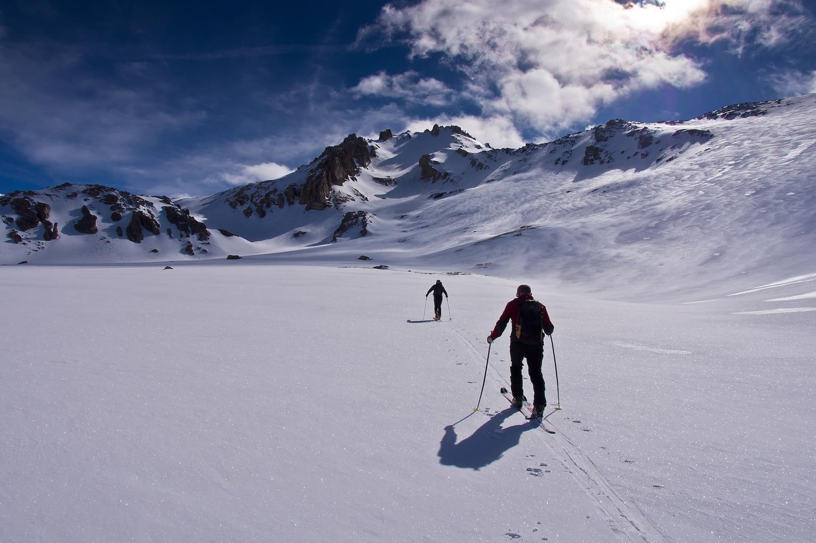 verso i pendii superiori